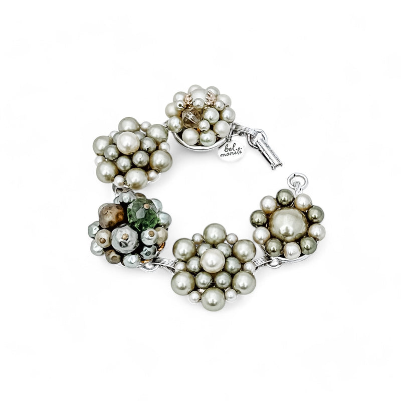 Sage Baubles Vintage Cluster Bracelet