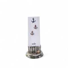 Anchor stud earring