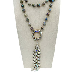 Star of the Show Beaded Bauble Necklace