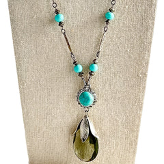 Fine Lines Beaded Bauble Necklace
