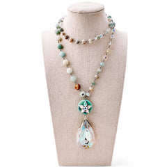 Star of the Show Beaded Bauble Necklace