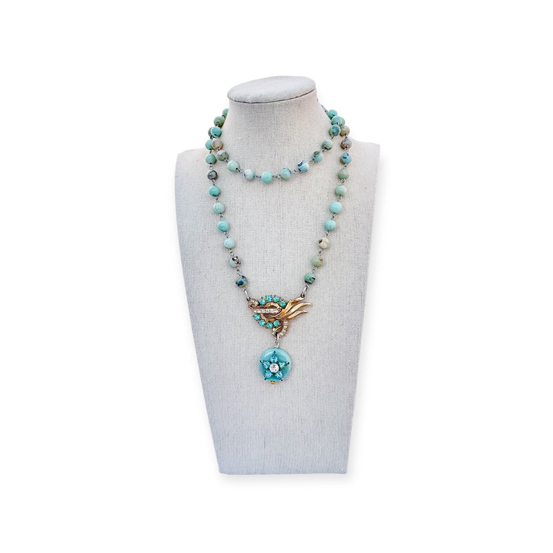 Deco Diva Beaded Bauble Necklace