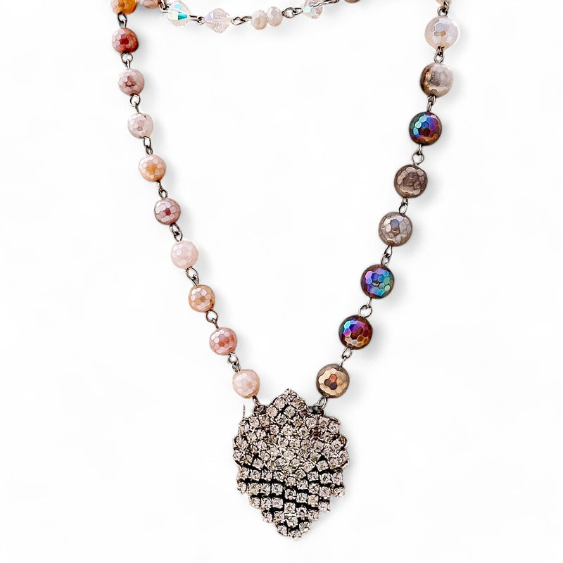 Shining Star Beaded Bauble Necklace