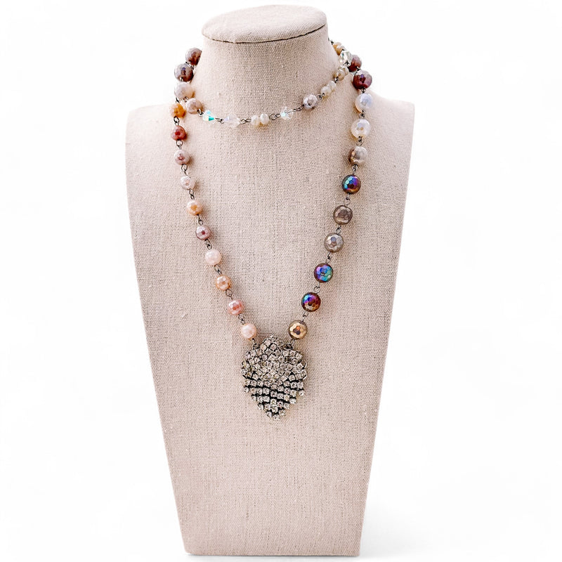 Shining Star Beaded Bauble Necklace