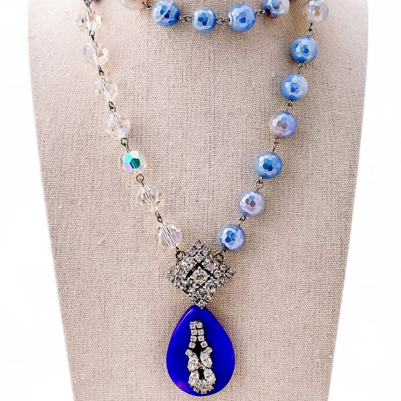 So Majestic Beaded Bauble Necklace