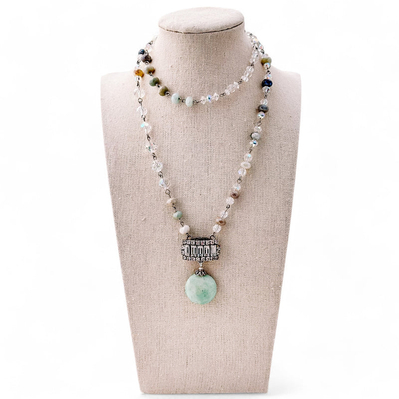 A Sparkle Statement Beaded Bauble Necklace