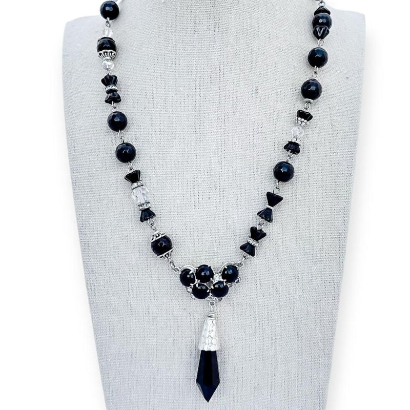 Midnight Mayhem Beaded Necklace