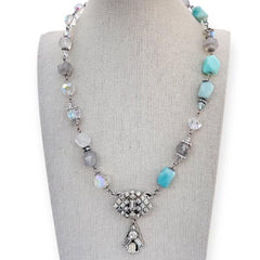 Stormy Seas Beaded Necklace