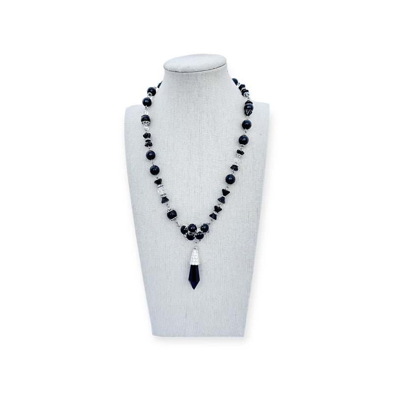 Midnight Mayhem Beaded Necklace