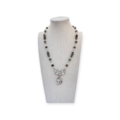 Dusky Bling Beaded Necklace