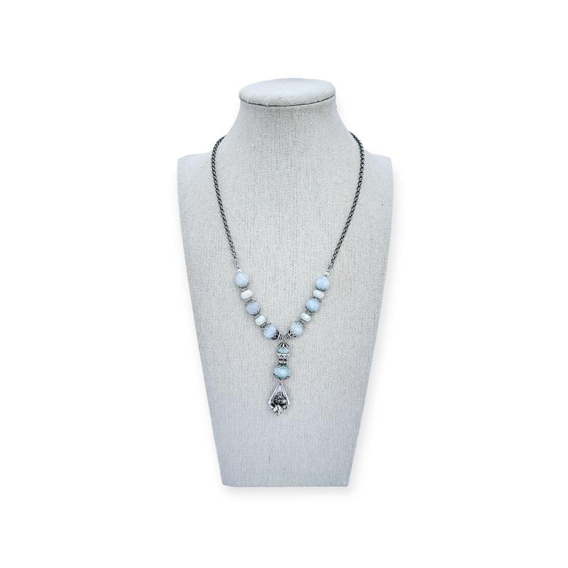 Baby Blues Beaded Necklace