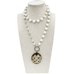 bel monili pearl bloom necklace