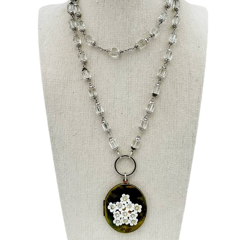 Snowdrop Bloom locket