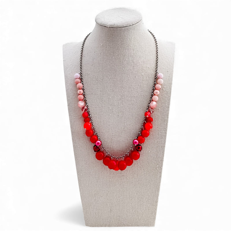 Red ChaCha Beaded Necklace