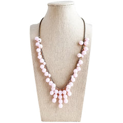 Petal Pink ChaCha Beaded Necklace
