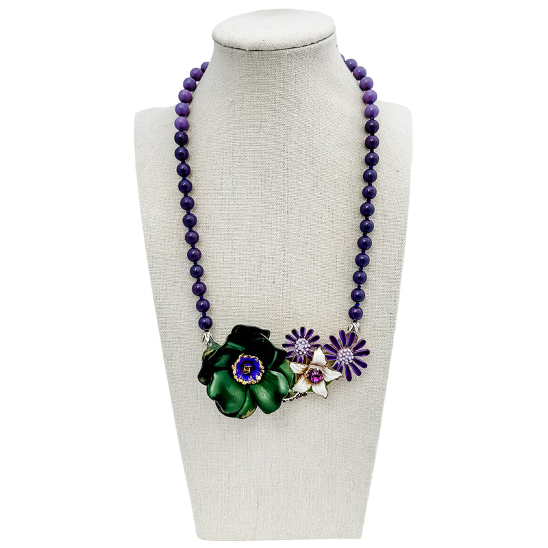Enchanted Forest Collage Necklace