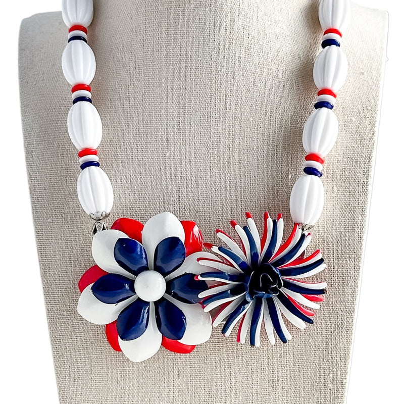 Firework Collage Necklace