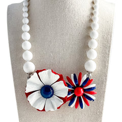 Nautical Collage Necklace