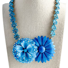 Daisy Diva Collage Necklace