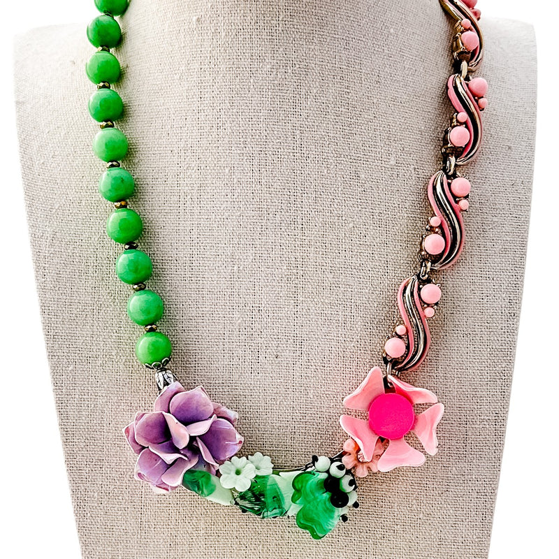 Spring is Coming Collage Necklace