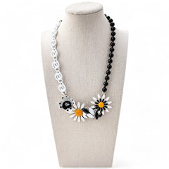 Daisy Delight Collage Necklace