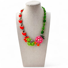 Wild Brights Collage Necklace