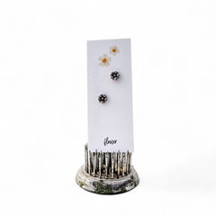 Flower stud earring