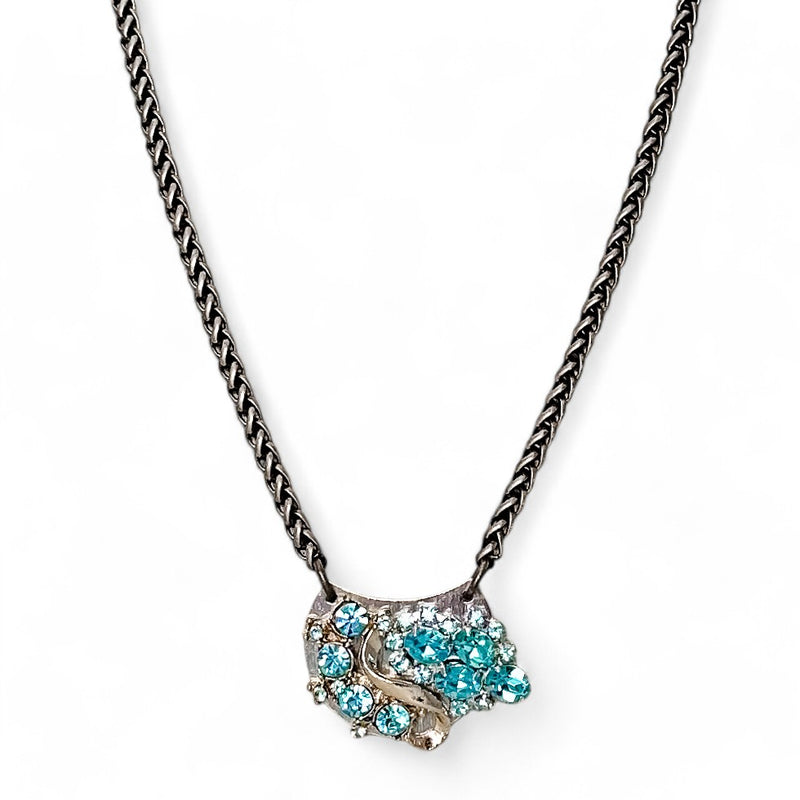 Aqua Rhinestone Bling