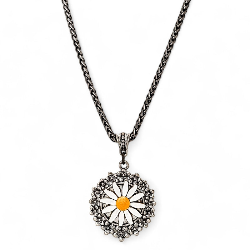Long Daisy Pendant