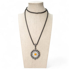 Long Daisy Pendant