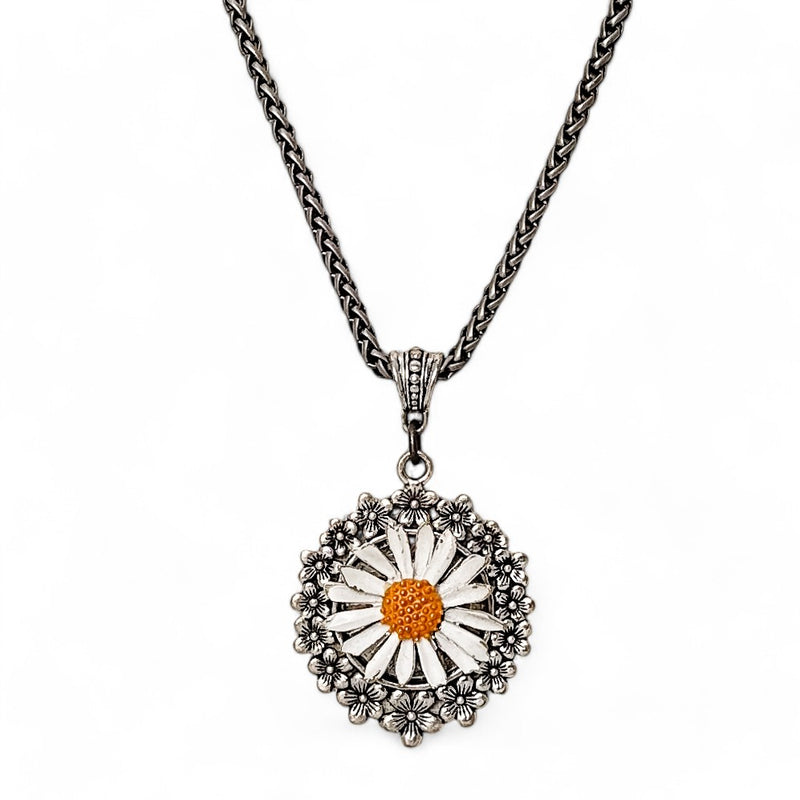 Long Daisy Pendant
