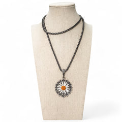 Long Daisy Pendant