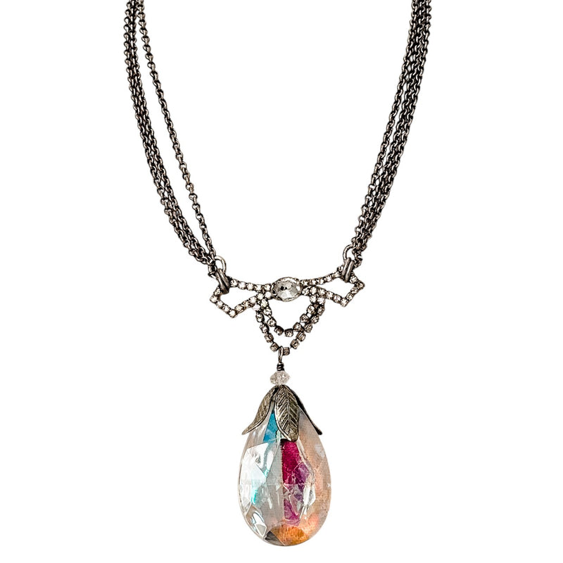 Vintage Crystal Statement Necklace