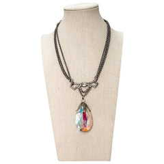 Vintage Crystal Statement Necklace
