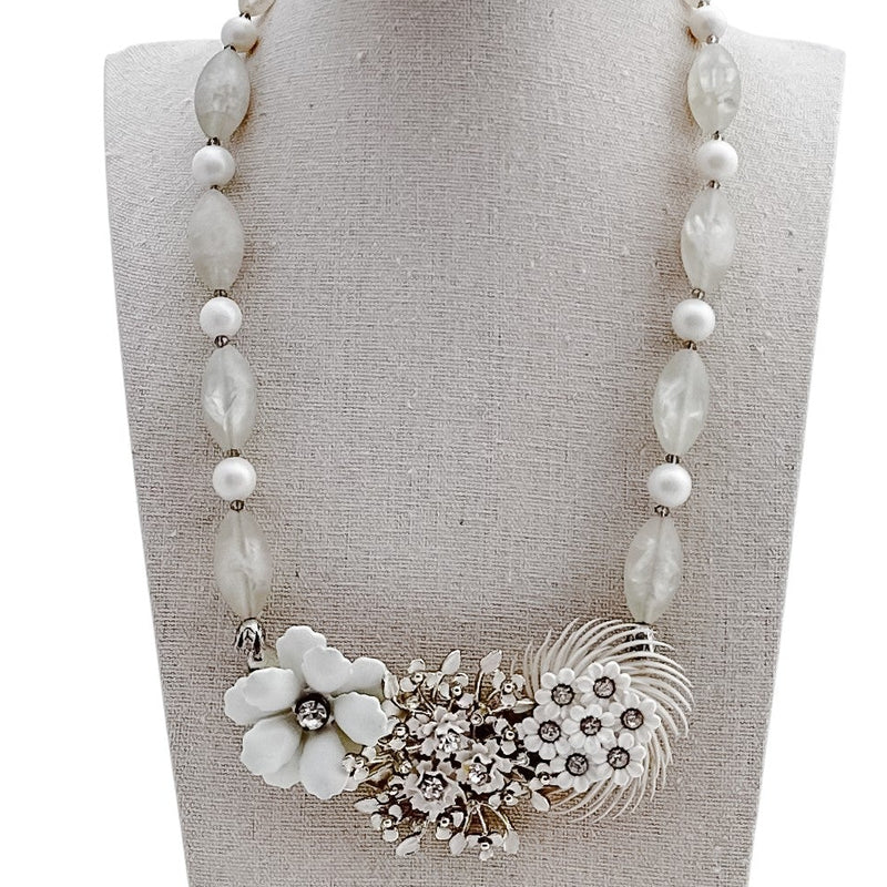 Snow Queen Collage Necklace