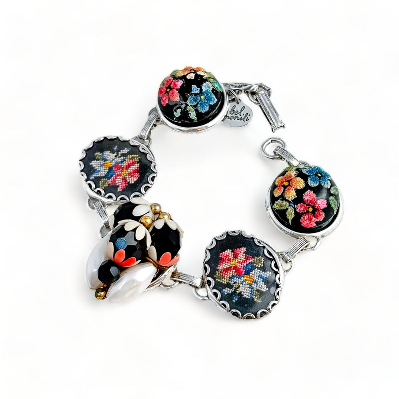 Eastern Florals Cluster Bracelet