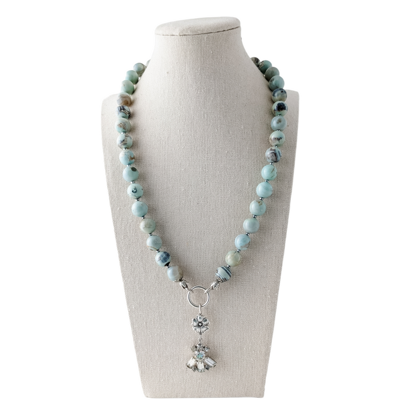 ocean jasper beaded necklace