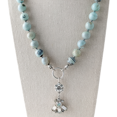 ocean jasper beaded necklace
