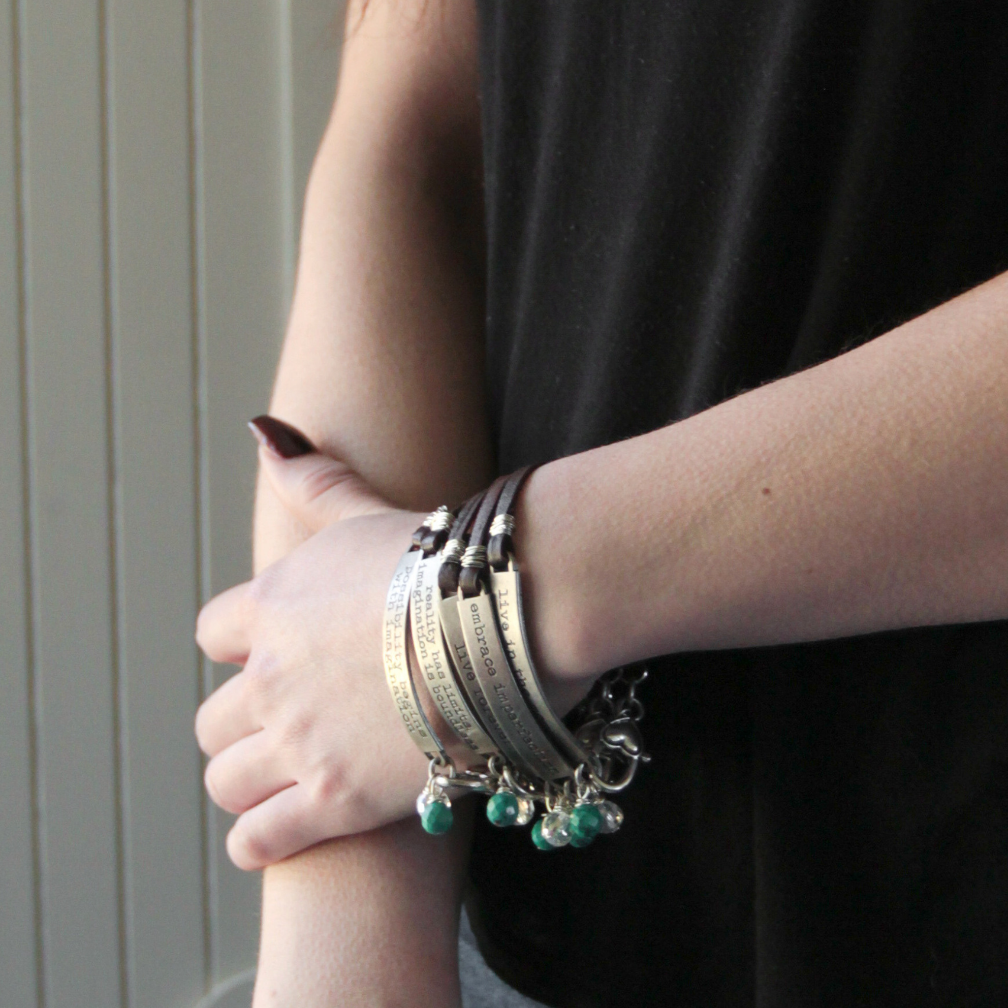 Inspirational 2025 wrap bracelets