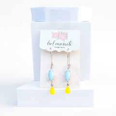 Lemon sky earrings